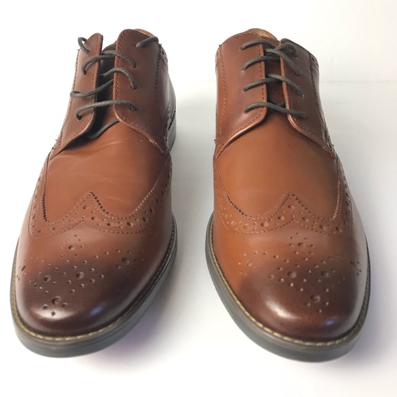 Florsheim wingtip Oxford shoes brown leather 13 main image 6